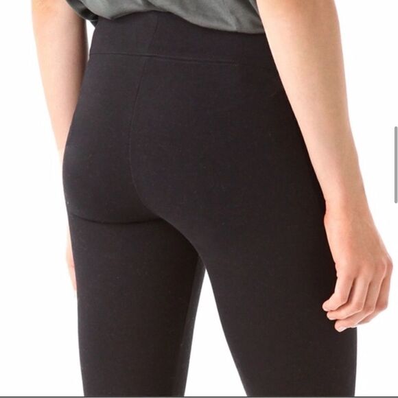 Helmut Lang Cocoon Cotton-Blend Black Legging- Size Small - Picture 5 of 14